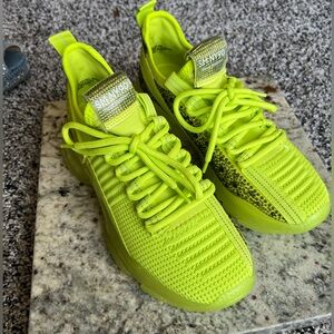 Steve Madden Neon Yellow Sneakers